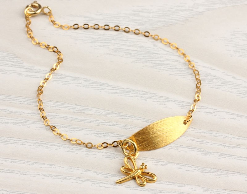 Evil Eye Gold Bead Hand Mangalsutra Bracelet For Kids Women – ZIVOM
