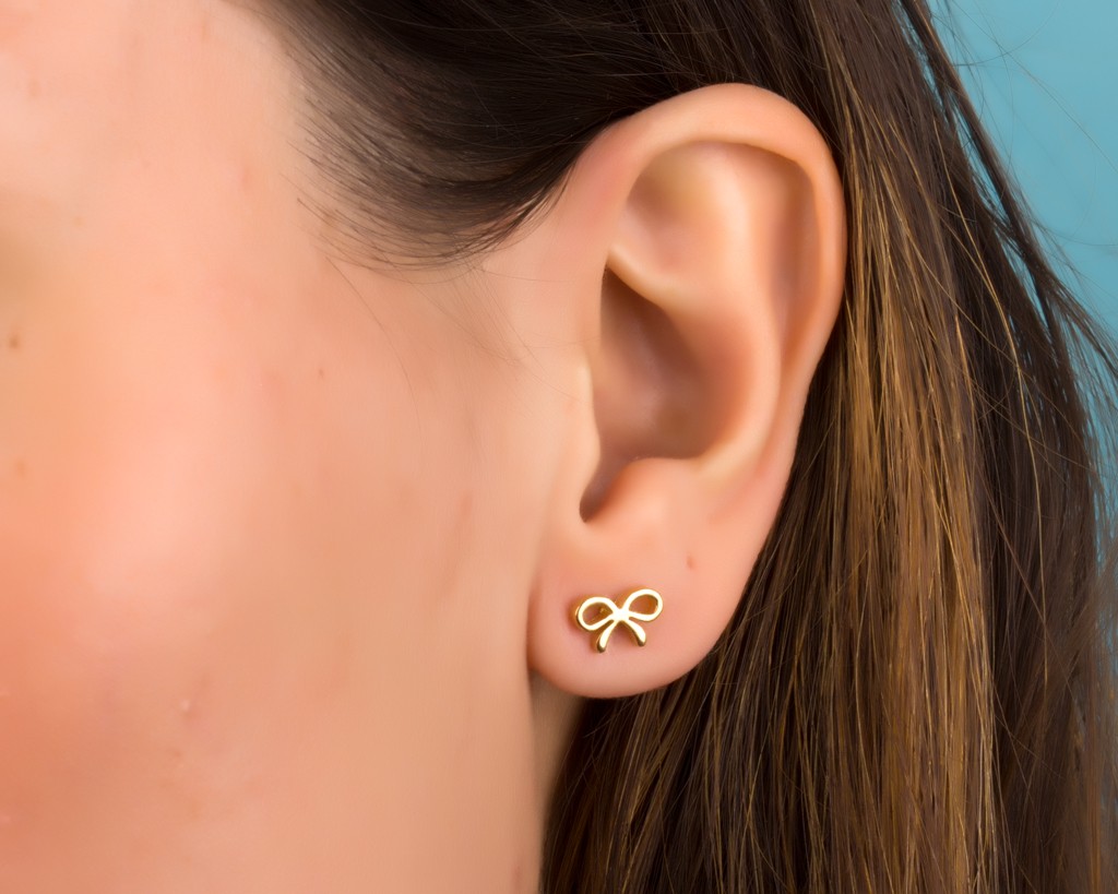 Everyday Stud Earrings Best All Earring Photos Kamilmaciol Com Gold Handmade Earrings Everyday Tiny Bow