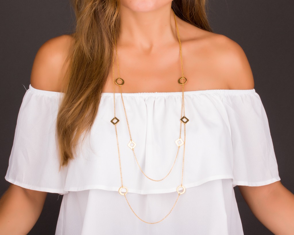 Long Gold Necklace Gold Necklace for Women