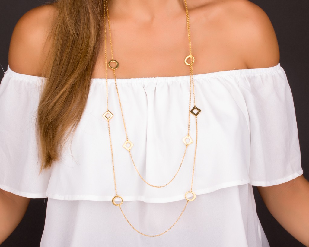 Fashion necklaces long Clearance