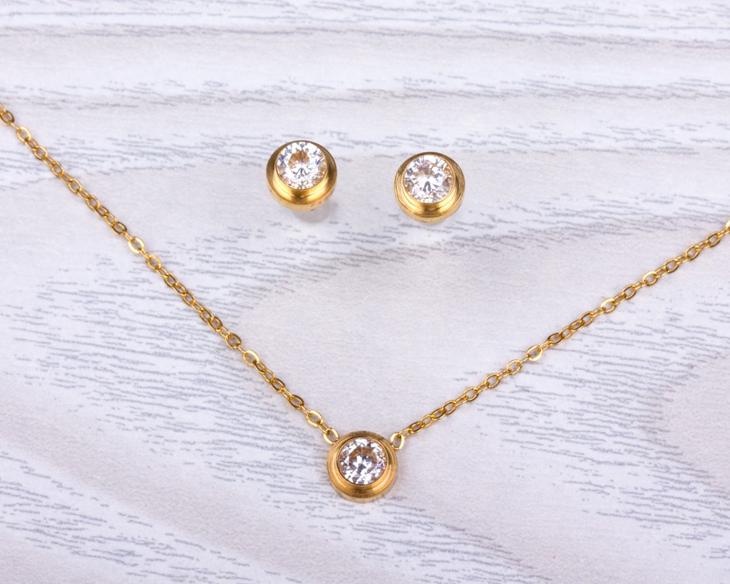 Matching earrings and best sale necklace set