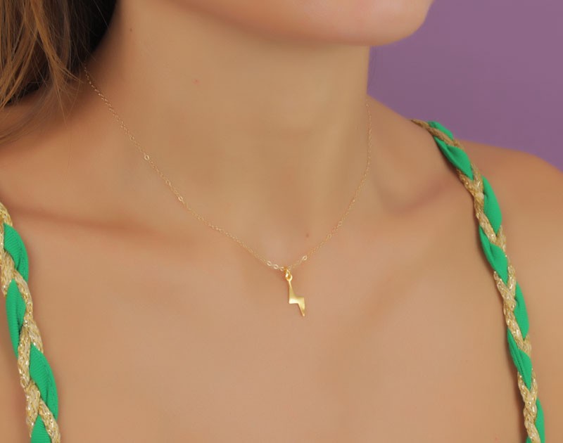 Thunder Necklace / Lightning Bolt 