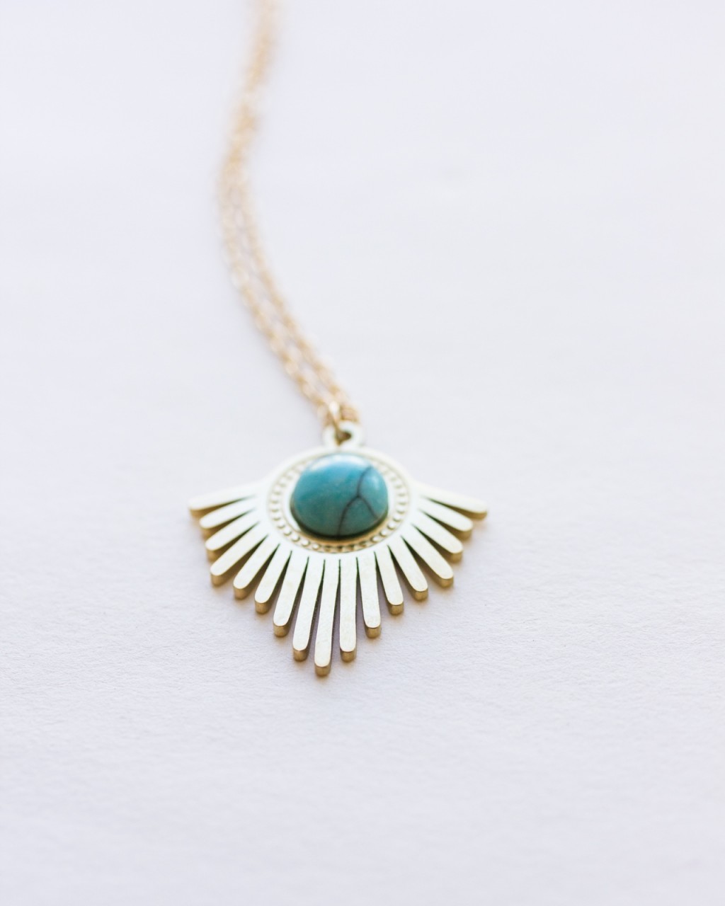 Boho Turquoise Necklace
