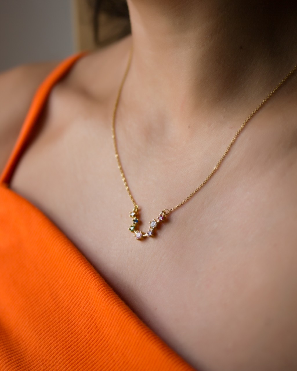 Aquarius Sign Necklace