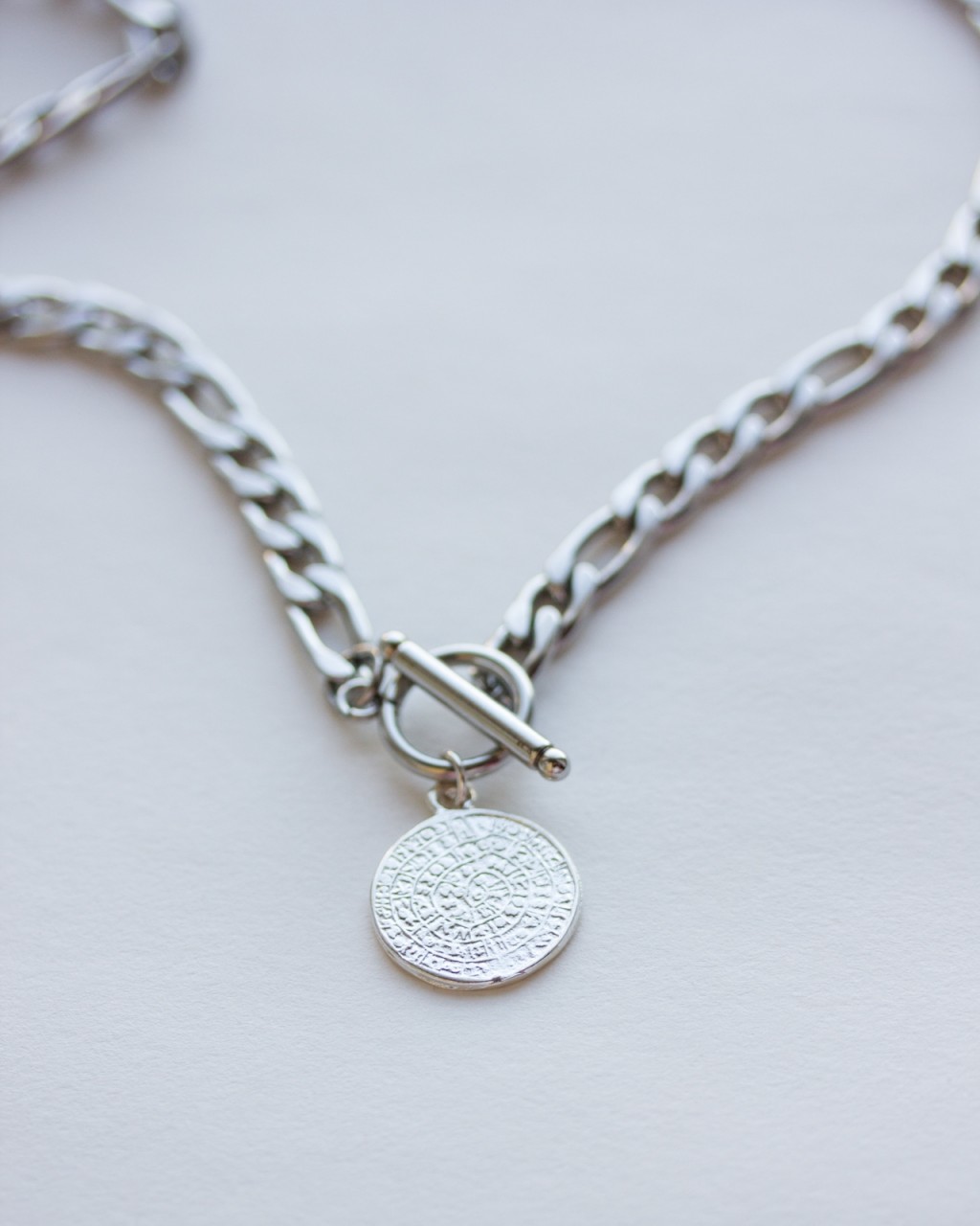 Silver Toggle Necklace