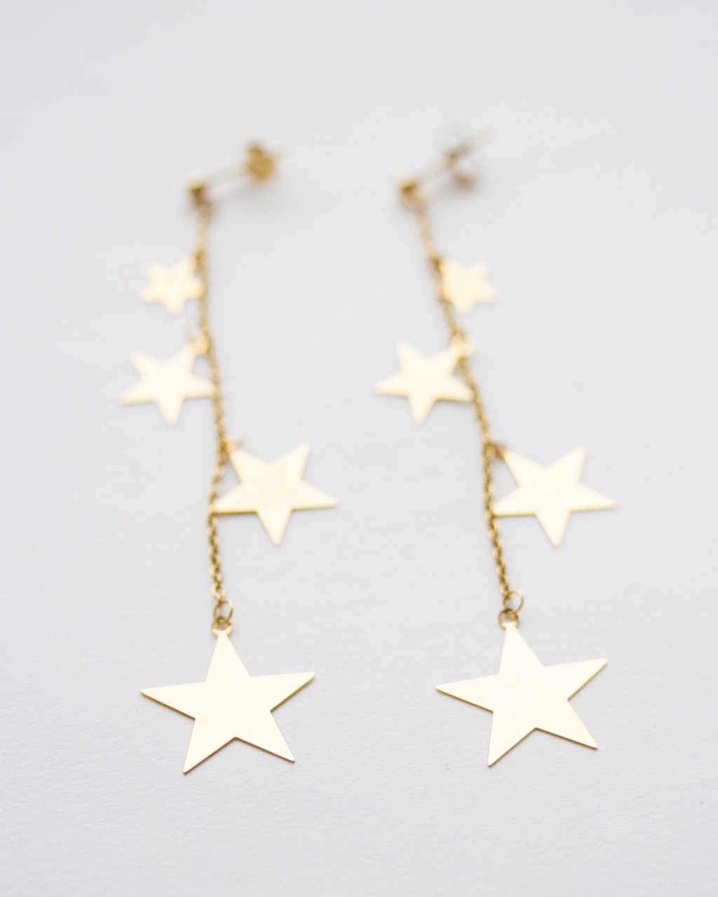 Long discount star earrings