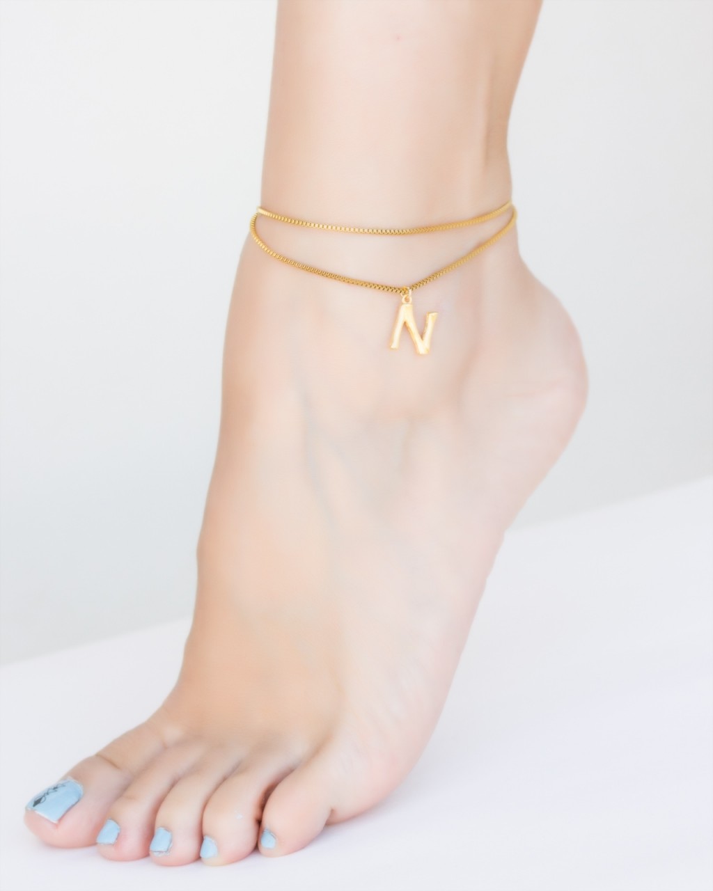 Letter hotsell a anklet