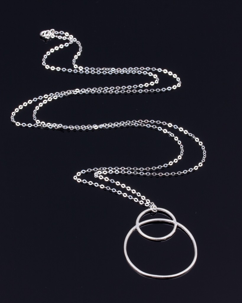 Long Silver Necklace • Sterling Silver Necklace