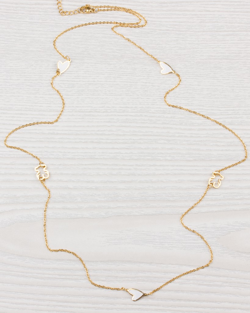 Extra Long Necklace • Heart Necklace