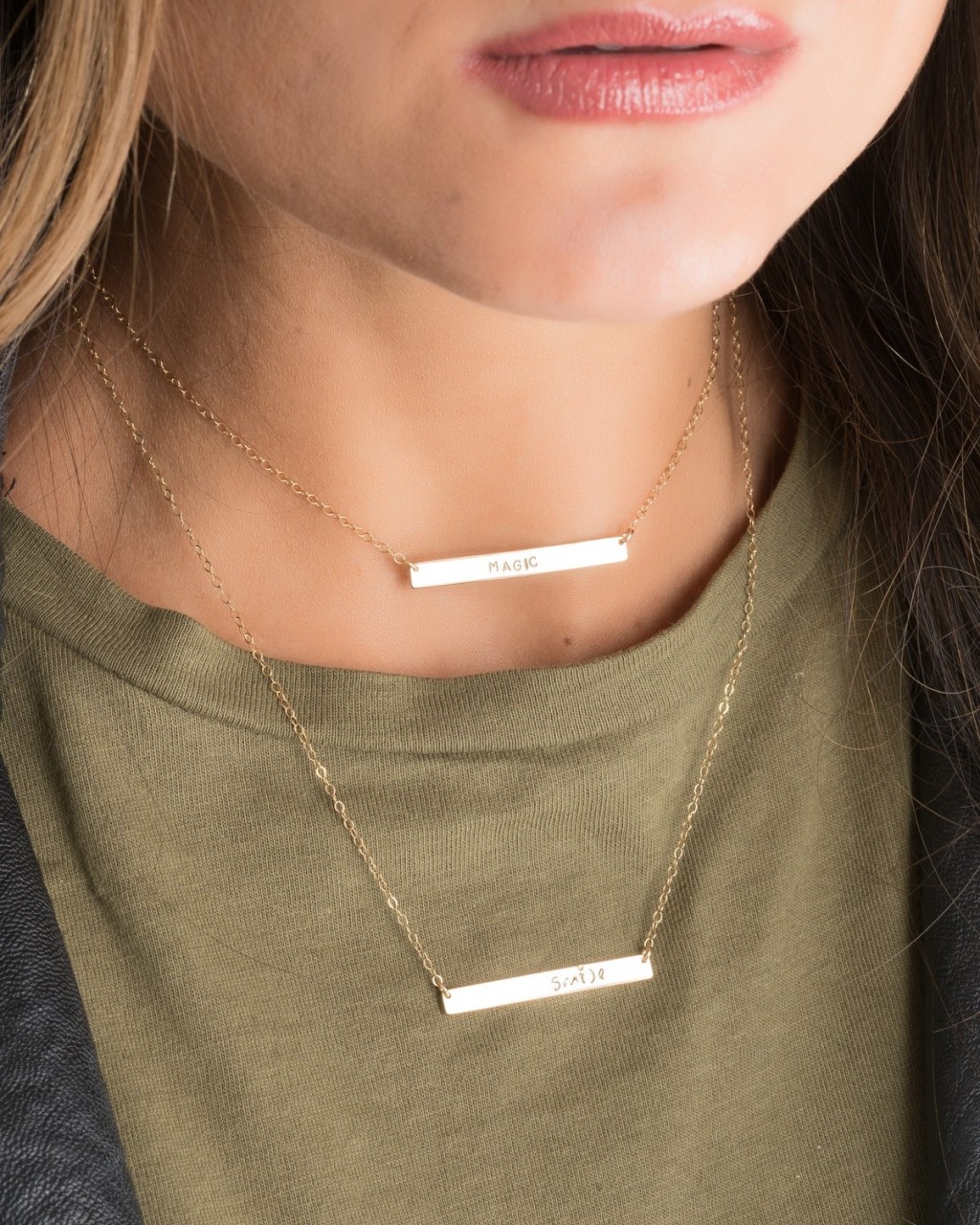 Customize a necklace for her new arrivals