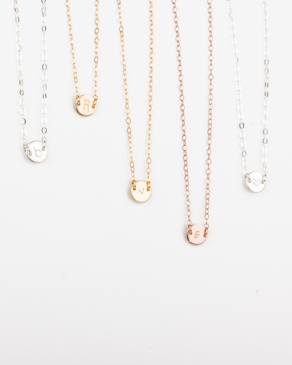 Personalized Choker Necklace • Initial 