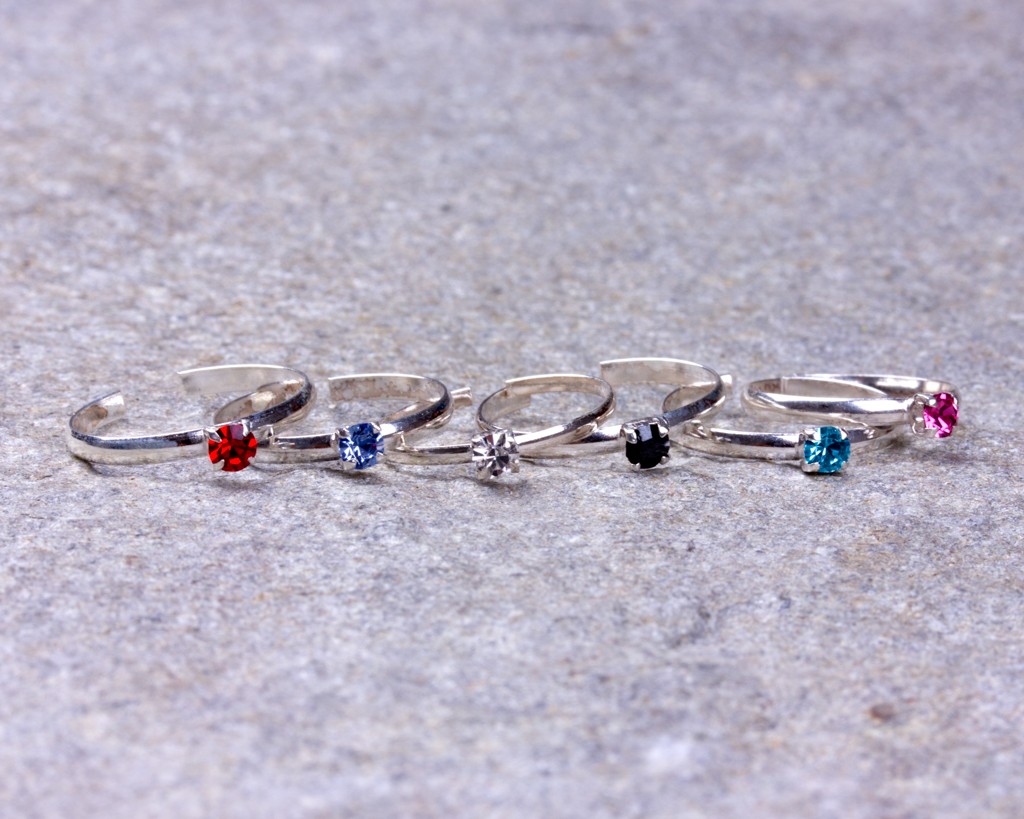 Sterling Silver Toe Rings Adjustable Midi Ring