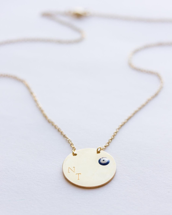 Personalized Evil Eye Necklace