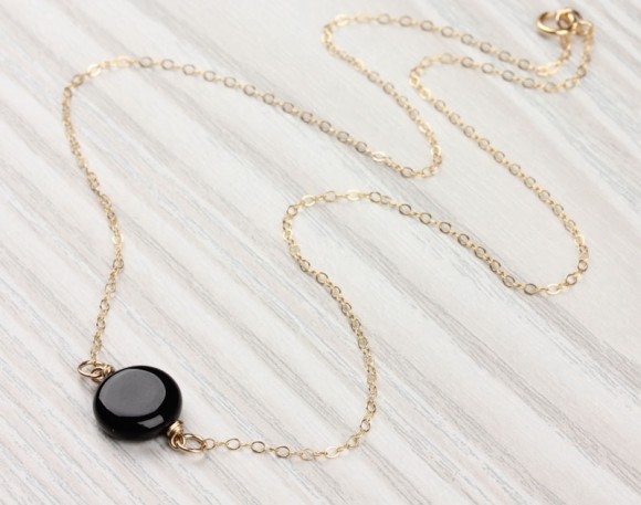 Onyx Necklace • Black Onyx Jewelry