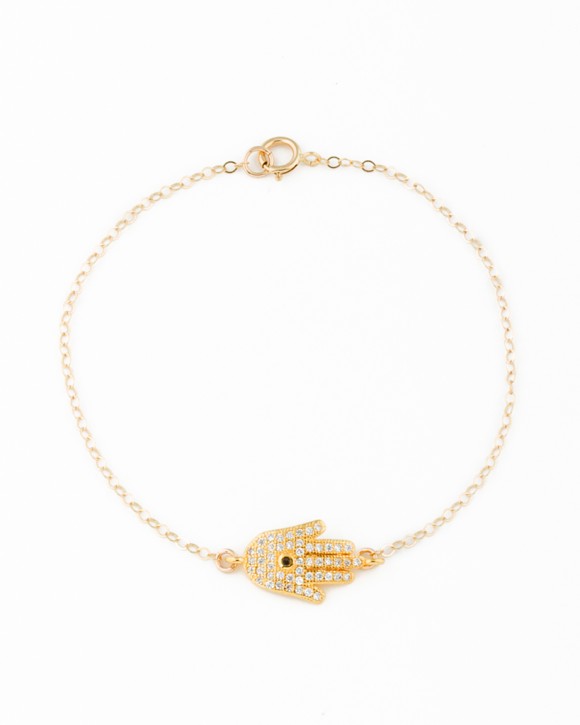 Gold Hamsa Bracelet • Hamsa Jewelry