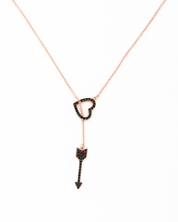 Heart Arrow Necklace • Valentine's Gift
