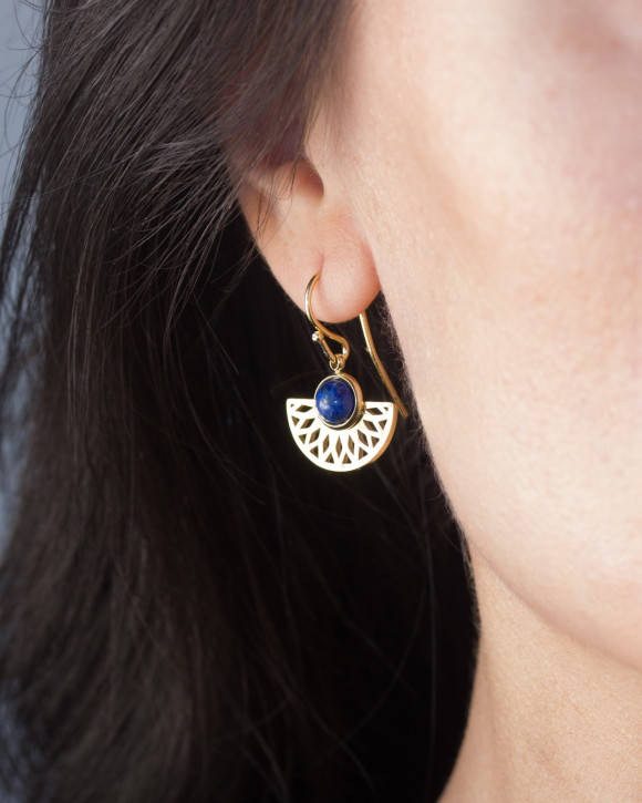 Lapis Drop Earrings