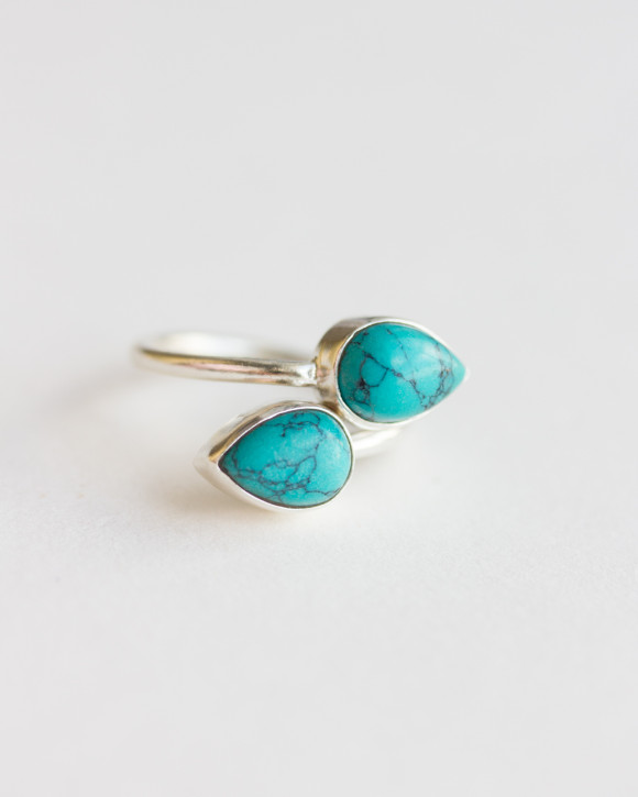 Adjustable Turquoise Ring