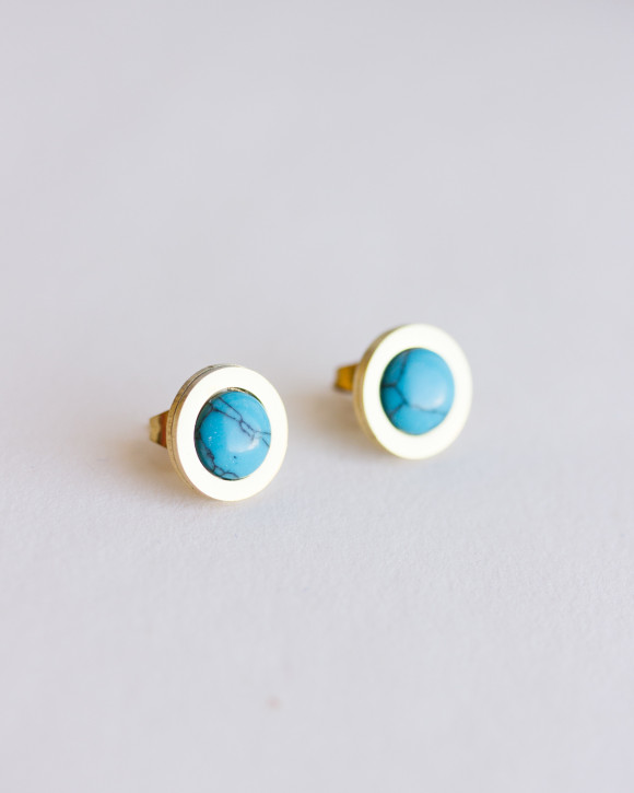 Turquoise Stud Earrings