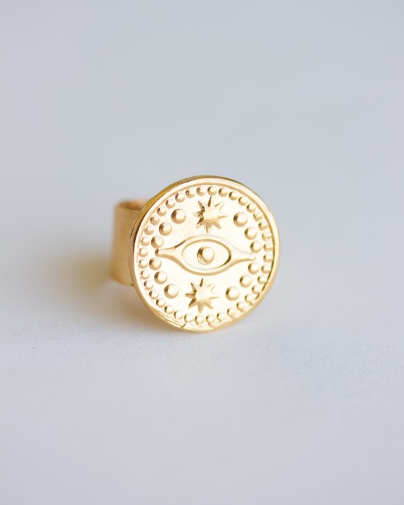 Big Evil Eye Ring