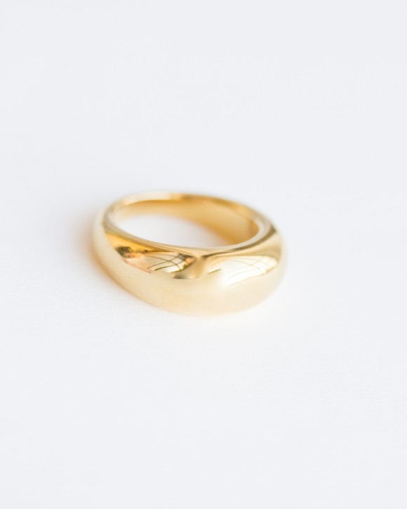 Gold Dome Ring