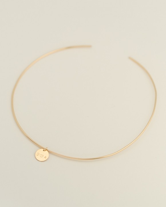 Initial Choker Necklace