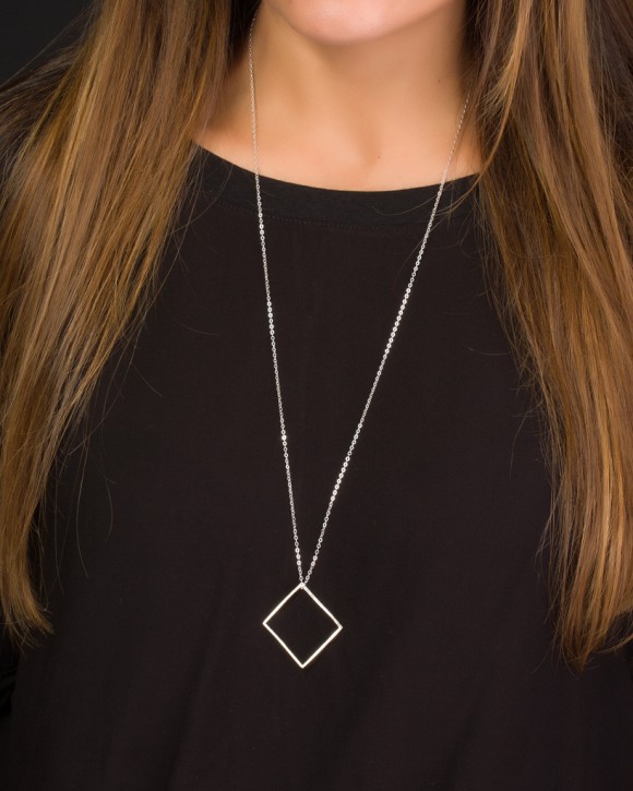 Long Geometric Necklace • Extra Long Necklace