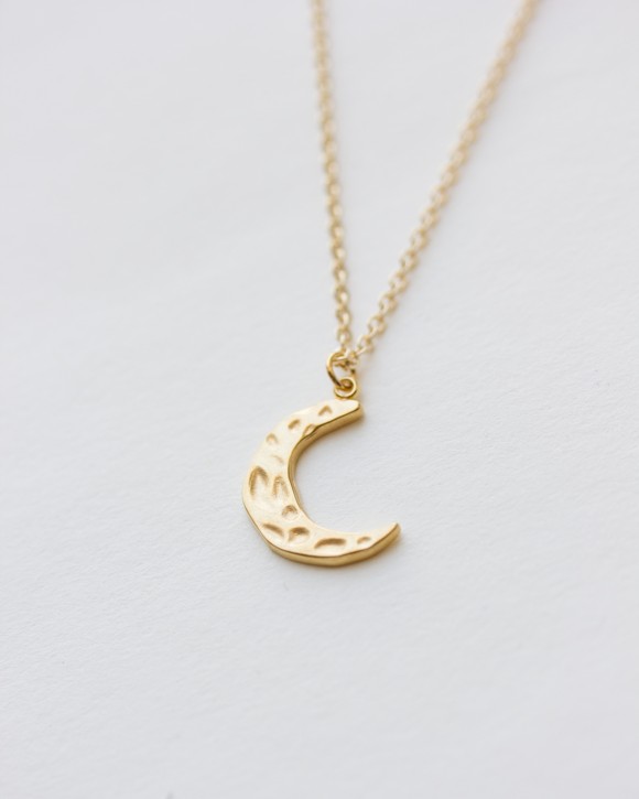 Gold Moon Pendant 