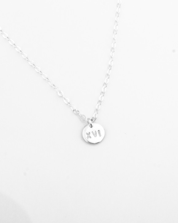 Personalized Silver Necklace • Sterling Silver Initial Necklace