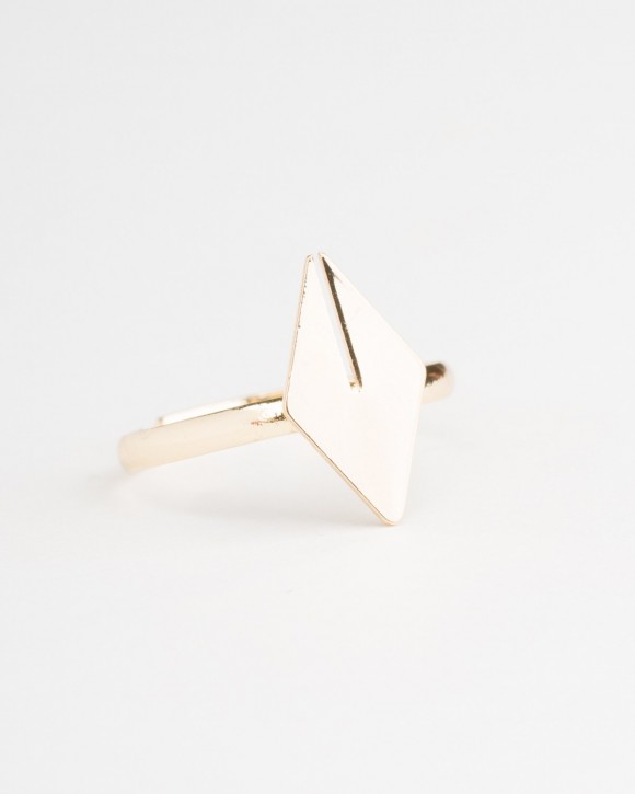 Gold Rhombus Ring