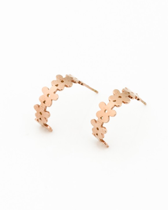 Small Hoop Earrings • Rose Gold Hoops