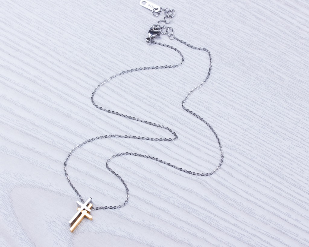 Cross Pendant / Double Cross Necklace