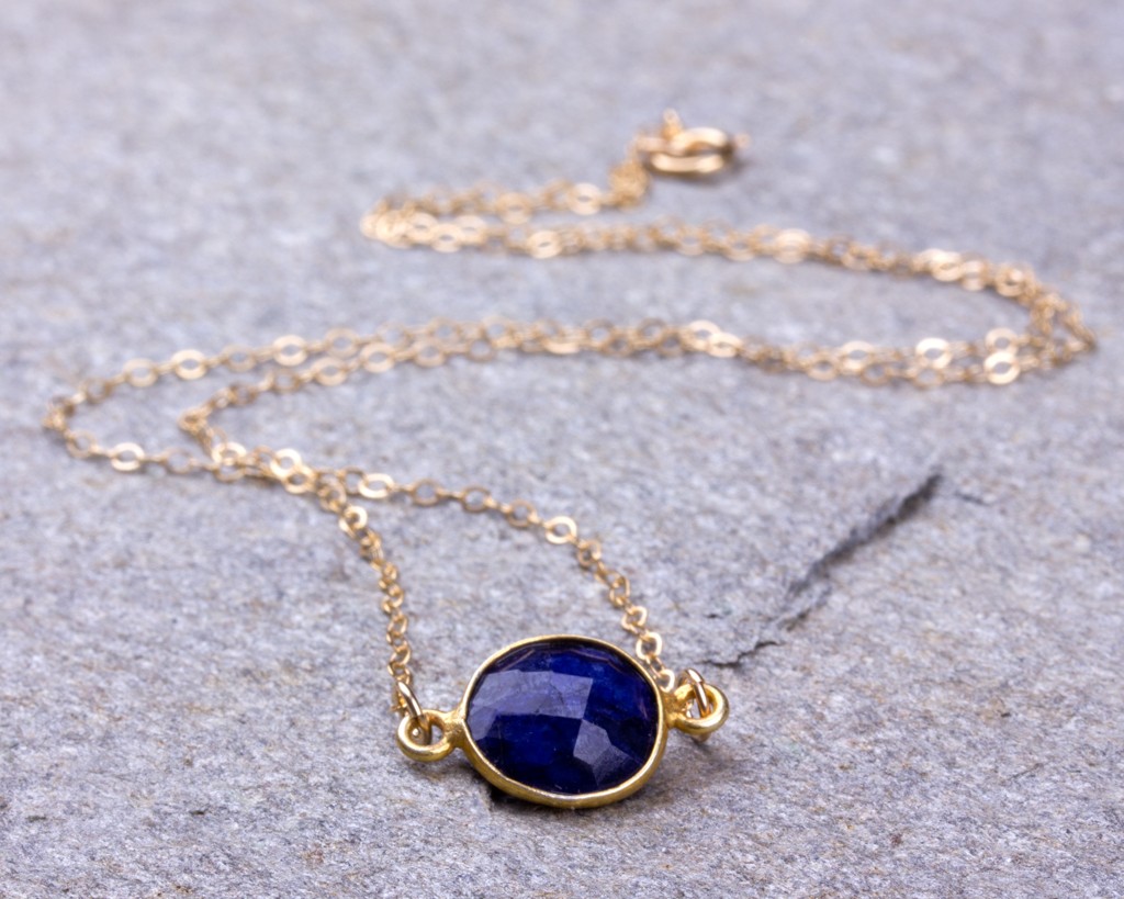 lapis stone necklace