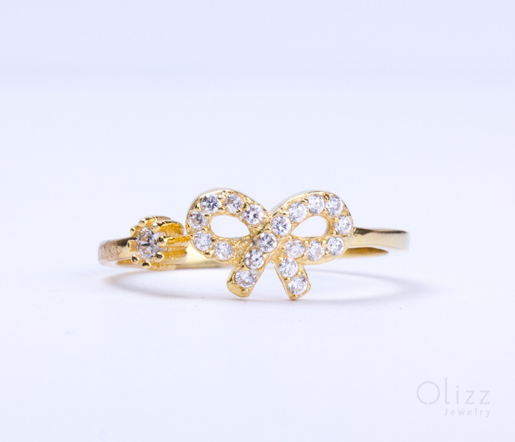 Gold Jewelry Ring / Cubic Zirconia Ring | Iselus