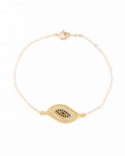 Gold Evil Eye Bracelet - Rose Gold Bracelet