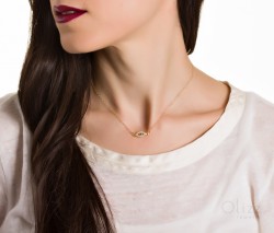 Cubic Zirconia Necklace / Evil Eye Necklace | Beroe