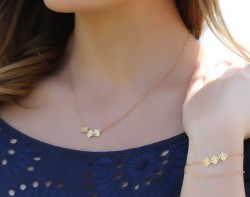 Geometric Necklace / Square Necklace | Rhea