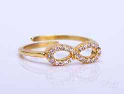 Infinity Ring / Gold And Silver Ring | Infinity