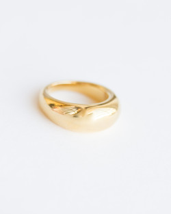 Gold Dome Ring