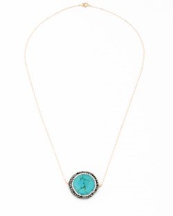 Turquoise Stone Necklace • Christmas Jewelry