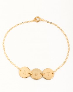 Personalized Bracelet for her • Initial Bracelet