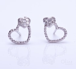 Heart Studs / Heart Shaped Earrings | Sirios