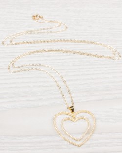 Long Heart Necklace