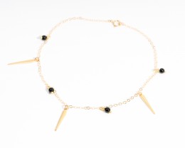 Black Onyx Anklet