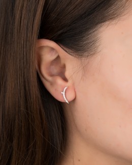 Silver Stud Earrings 