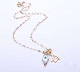 Hamsa anklet, Evil eye anklet, star anklet, hamsa evil eye bracelet, gold ankle bracelet,bridesmaid gift, evil eye jewelry,lucky star,"Keres