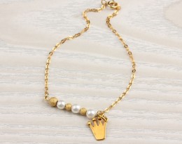 Love You More Bracelet / Charm Gold Bracelet | Calliste