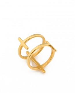 Stainless Steel Ring - Cross Ring