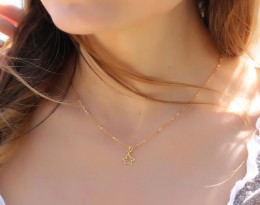 Tiny Star Necklace / Gift Under 25 | Falling Star