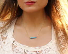 Turquoise Necklace • Gemstone Necklace